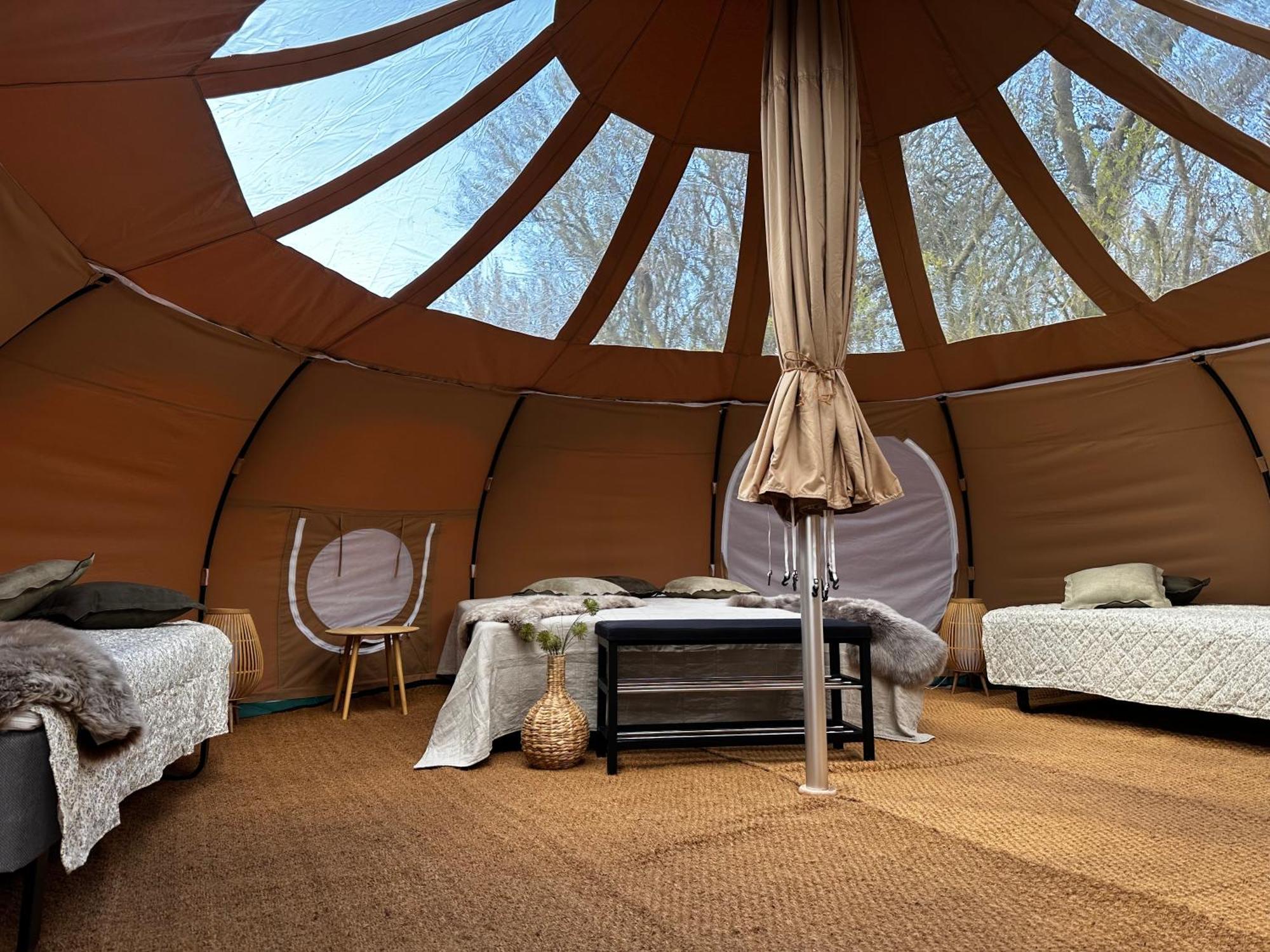 Romantik Luxus Glamping 2 Idestrup Exterior foto